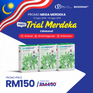 PAKEJ TRIAL MERDEKA  - 3 KOTAK BIOKENAF