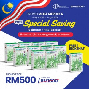 PAKEJ SPECIAL SAVING (10 KOTAK + FREE 1 BIOKENAF)