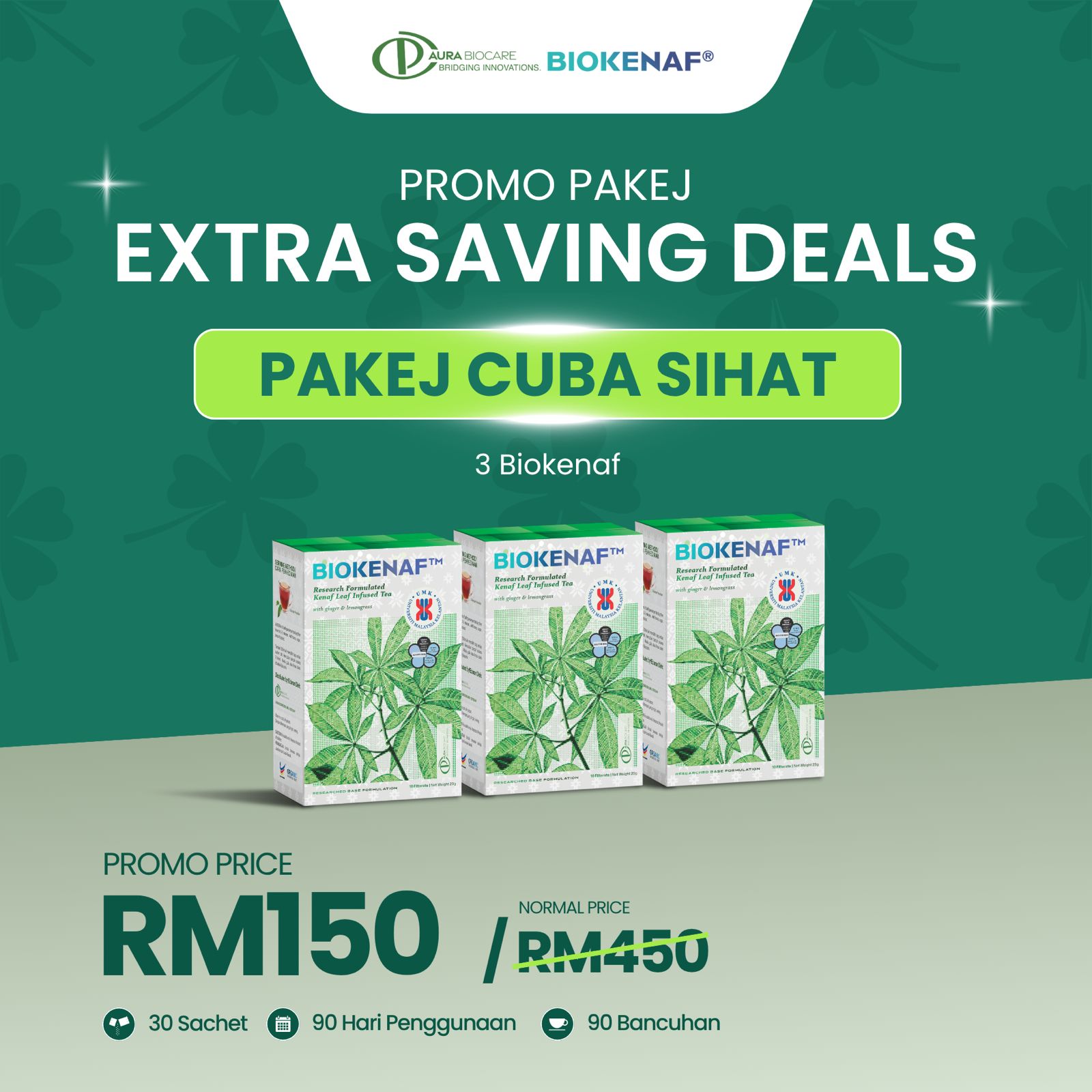 Pakej Cuba Sihat (2 Kotak)